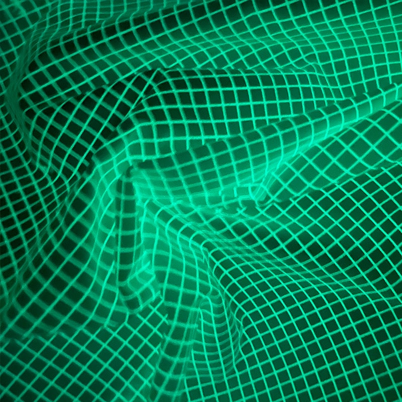 酷炫夜光反光面料可印刷图案