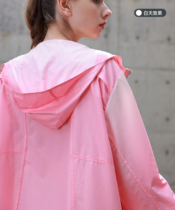 渐变型时尚七彩反光运动服