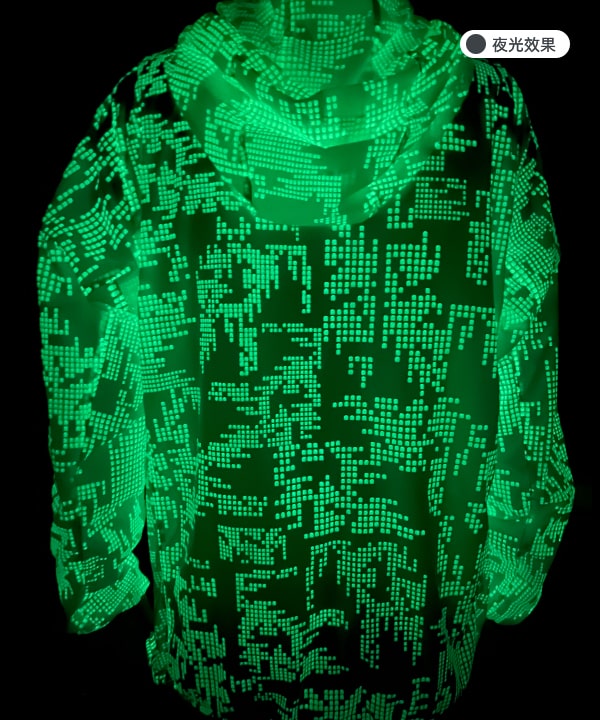 酷炫夜光反光运动夹克休闲服