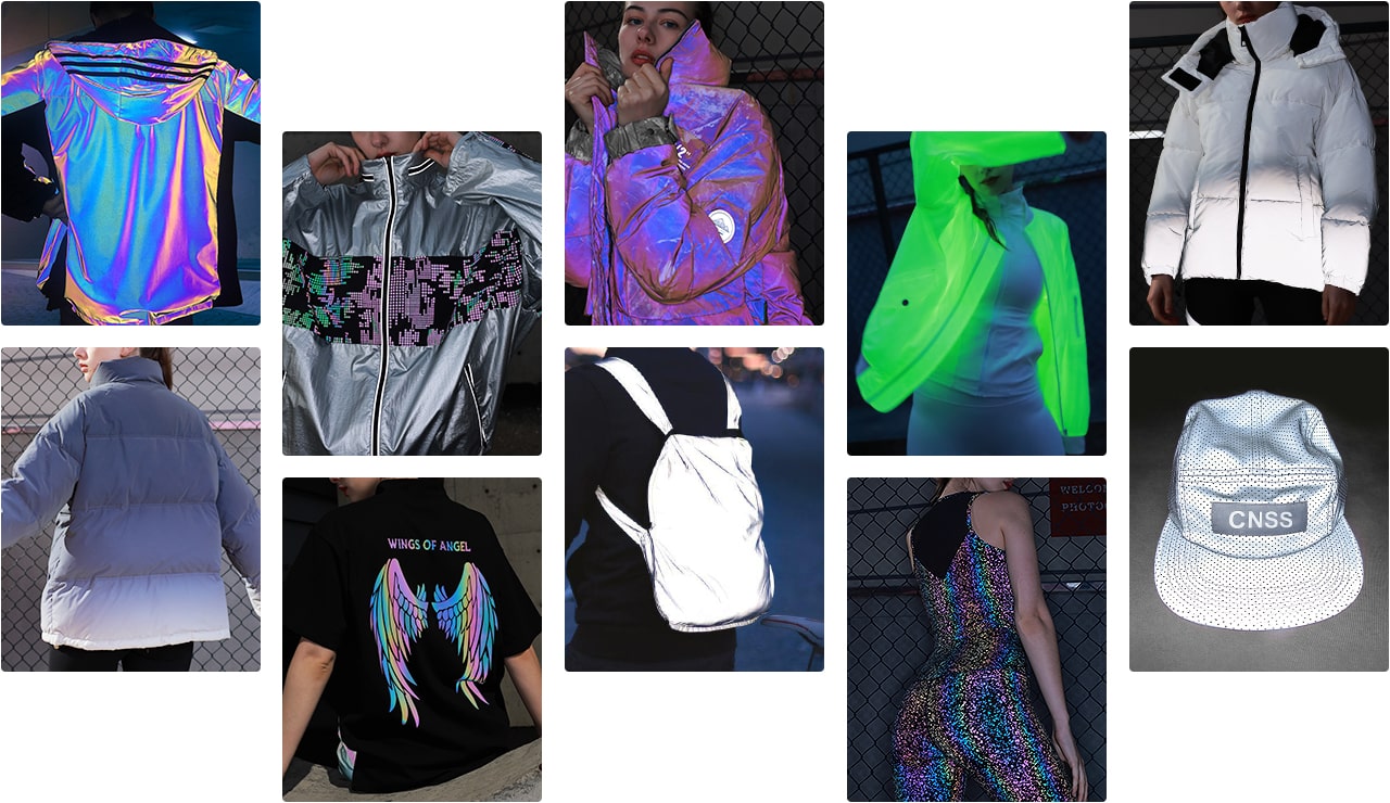 反光面料流行应用